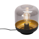 QAZQA Tafellamp kyan - Grijs - Design - D 21cm