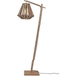 Good&Mojo Vloerlamp Merapi - Bamboe|Zwart - 57x30x150cm - Bruin