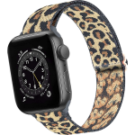 Basey Apple Watch Se (40mm) Bandje Stof Nylon Apple Watch Band Smart Watch Bandje - Geel