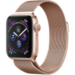 Basey Apple Watch Series 7 (45 Mm) Bandje Milanees Milanese Band Smart Watch Bandje Rvs