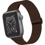 Basey Apple Watch Se (40mm) Bandje Stof Nylon Apple Watch Band Smart Watch Bandje - Bruin