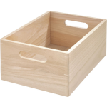 Idesign - Opbergbox Met Handgrepen, 25.5 X 38 X 15 Cm, Paulownia Hout, - Idesign The Home Edit - Beige