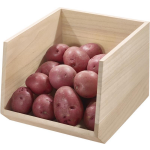 Idesign - Opbergbox Met Opening, 29.5 X 25.5 X 21 Cm, Paulownia Hout - Idesign Eco Wood - Bruin