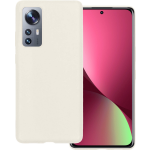 Basey Xiaomi 12 Pro Hoesje Siliconen Hoes Case Cover Xiaomi 12 Pro-wit