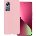 Basey Xiaomi 12 Pro Hoesje Siliconen Hoes Case Cover Xiaomi 12 Pro-licht - Roze