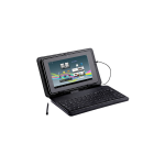 False Tablet Etui En Toetsenbord 7 Inch Zwart Met Micro Usb Aansluiting