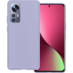 Basey Xiaomi 12 Pro Hoesje Siliconen Hoes Case Cover Xiaomi 12 Pro-lila - Paars