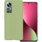 Basey Xiaomi 12 Pro Hoesje Siliconen Hoes Case Cover Xiaomi 12 Pro- - Groen