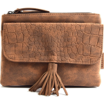 Beagles Schoudertas Camel - Tas Crossbody Afneembare Schouderband - Cognac - Bruin