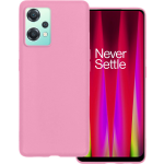 Basey Oneplus Nord Ce 2 Lite Hoesje Siliconen Hoes Case Cover - Licht - Roze