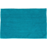 Badkamerkleedje/badmat Voor Op De Vloer Aqua 50 X 80 Cm - Badmatjes - Blauw
