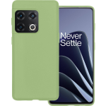 Basey Oneplus 10 Pro Hoesje Siliconen Hoes Case Cover Oneplus 10 Pro- - Groen