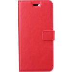 Basey Xiaomi 12 Hoesje Bookcase Hoes Flip Case Book Cover - Xiaomi 12 Hoes Book Case Hoesje - Rood