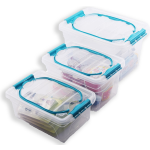 Set Van 3 Opbergbox Transparant 5l, 7l & 13l Duurzaam