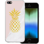 Basey Apple Iphone Se (2022) Hoesje Siliconen Hoes Case Cover Apple Iphone Se (2022)-ananas