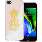 Basey Apple Iphone Se (2020) Hoesje Siliconen Hoes Case Cover Apple Iphone Se (2020)-ananas