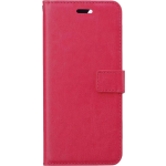 Basey Oneplus Nord Ce 2 Lite Hoesje Book Case Kunstleer Cover Hoes - Donker - Roze