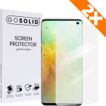 Go Solid! Samsung Galaxy S10 Plus Screenprotector Gehard Glas - Duopack