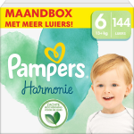 Pampers - Harmonie - Maat 6 - Maandbox - 144 Stuks - 13+ Kg