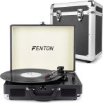 Fenton Rp115c Platenspeler Met Bluetooth En Platenkoffer - Zwart