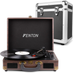 Fenton Rp115b Platenspeler Met Bluetooth En Platenkoffer - Bruin