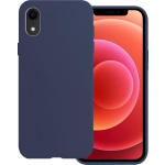 Basey Apple Iphone Xr Hoesje Siliconen Hoes Case Cover Apple Iphone Xr-donker - Blauw