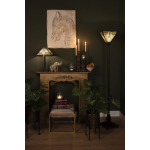 HAES deco - Tiffany Tafellamp Meerkleurig 31x31x43 Cm Fitting E27 / Lamp Max 2x60w