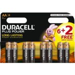 Duracell Batterijen Plus Power Aa, Blister Van 6+2 Gratis