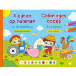Kleuren op nummer - Op de boerderij / Coloriages codés - A la Ferme
