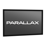 Da-Lite Parallax Pure 0.8 HDTV vast frame projectiescherm
