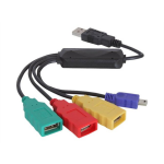 DeLOCK USB 2.0 external 4-port cable HUB - Hub