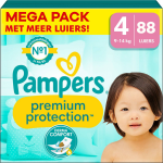 Pampers - Premium Protection - Maat 4 - Mega Pack - 88 Stuks - 9/14 Kg