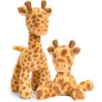 Keel Toys Pluche Knuffel Dieren Giraffes Familie Setje 14 En 25 Cm - Knuffeldier