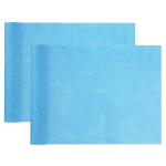 Santex Tafelloper Op Rol - 2x 30 Cm X 10 M - Non Woven Polyester - Feesttafelkleden - Blauw