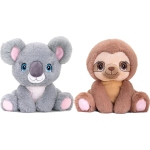 Keel Toys - Pluche Knuffel Dieren Bosvriendjes Set Koala En Luiaard 25 Cm - Knuffeldier