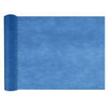 Santex Tafelloper Op Rol - Donker - 30 Cm X 10 M - Non Woven Polyester - Feesttafelkleden - Blauw