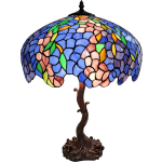 HAES deco - Tiffany Tafellamp Meerkleurig Ø 43x61 Cm Fitting E27 / Lamp Max 2x60w