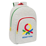 Benetton Schoolrugzak Pop (30 X 46 X 14 Cm) - Grijs