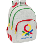 Benetton Schoolrugzak Pop (32 X 42 X 15 Cm) - Grijs