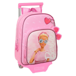 Barbie Schoolrugzak Met Wielen Girl (26 X 34 X 11 Cm) - Roze