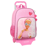 Barbie Schoolrugzak Met Wielen Girl (33 X 42 X 14 Cm) - Roze