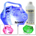 BEAMZ Bellenblaasmachine - B500led Bubble Machine Incl. 1 Liter Bellenblaasvloeistof