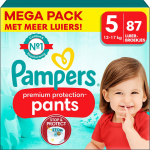 Pampers - Premium Protection Pants - Maat 5 - Mega Pack - 87 Stuks - 12/17 Kg