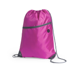 Sport Gymtas/rugtas/draagtas Met Rijgkoord 34 X 44 Cm Van Polyester - Gymtasje - Zwemtasje - Roze