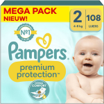 Pampers - Premium Protection - Maat 2 - Mega Pack - 108 Stuks - 4/8 Kg