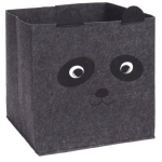 Opbergmand/kastmand Vilt Kinderkamer - Dieren Thema Panda - 32 X 32 X 32 Cm - Opbergmanden