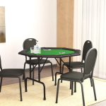 Vidaxl Pokertafel Voor 8 Spelers Inklapbaar 108x108x75 Cm - Verde