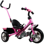 Kinder Driewieler Met Stuurstang, Roze