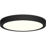 BES LED Led Downlight - 18w - Natuurlijk Wit 4200k - Mat - Opbouw - Rond - Aluminium - Ø225mm - Zwart