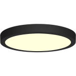 BES LED Led Downlight - 18w - Warm Wit 3000k - Mat - Opbouw - Rond - Aluminium - Ø225mm - Zwart